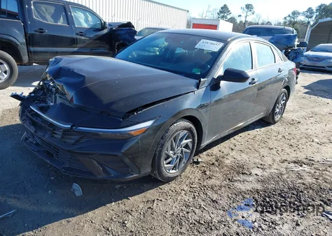 2024 Hyundai Elantra Hybrid Blue from USA, damaged, VIN KMHLM4DJ2RU094119